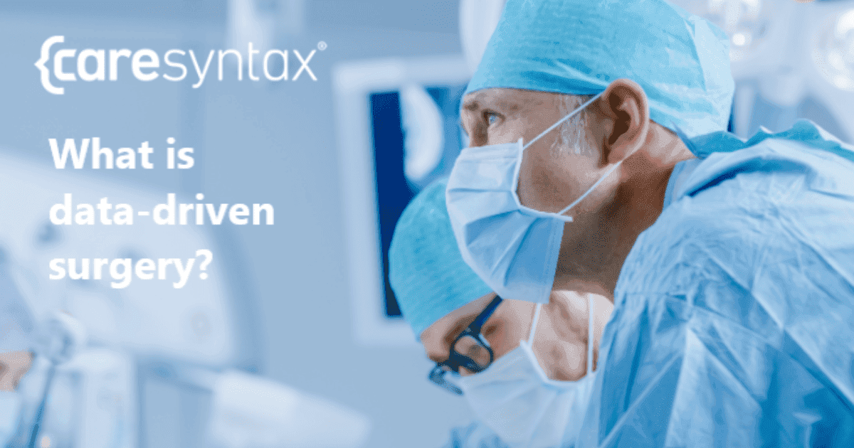 A surgeon uses a data-driven surgical approach is their operating room.