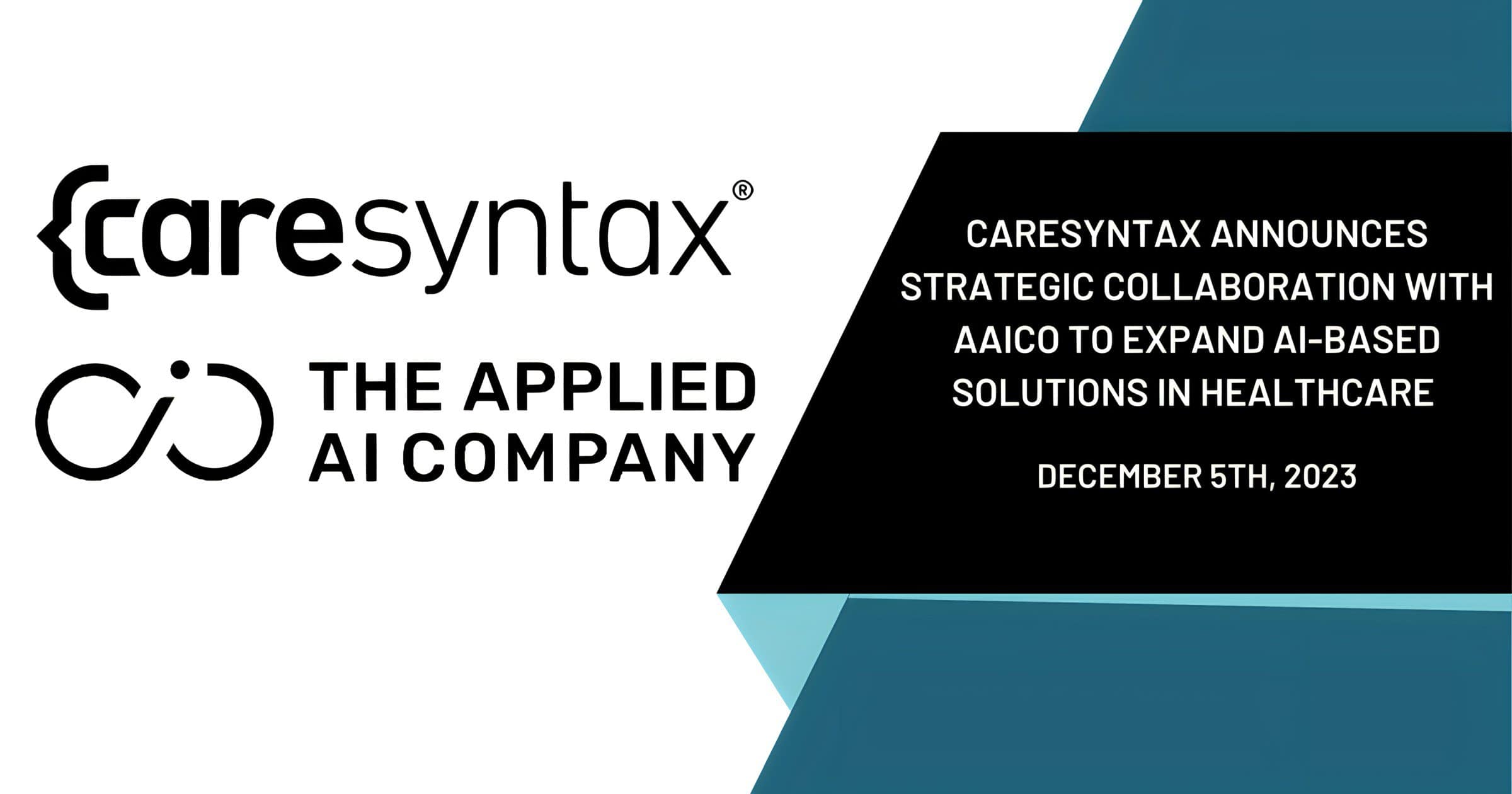 Caresyntax Announces Strategic Collaboration with AAICO to Expand AI-based Solutions In Healthcare